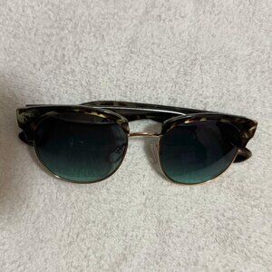 Coco Song Sunglasses METROPOLITAN TRIP Col.4 Blue Red Square Frames Black Lenses Coco Song | Accessories | Coco Song Sunglasses Metropolitan  main image 4